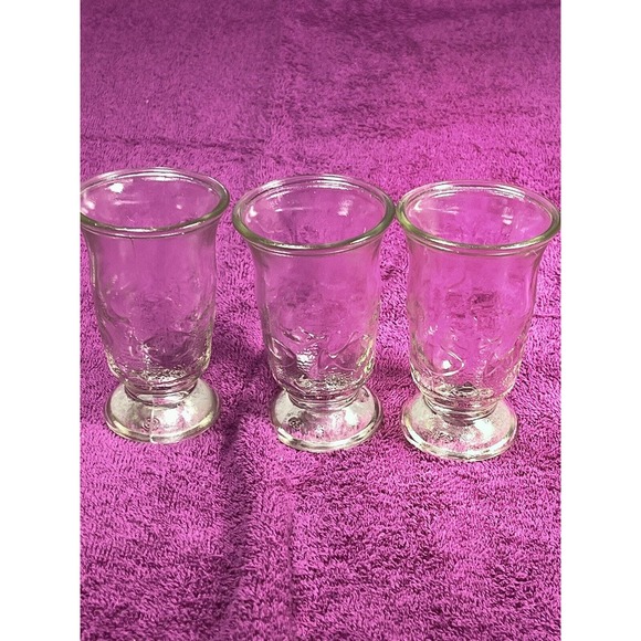 Vintage Brockway Glass Atomic Starburst Pattern Juice Glass Misc Glasses Lot 7 - Picture 7 of 11